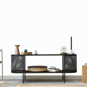 Papier Peint Bureau De Salon Élégant Avec Des Rayures Classiques – Image 5