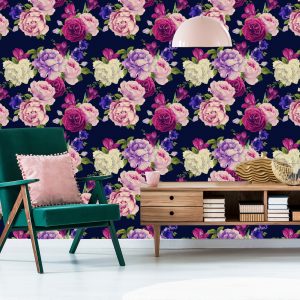 Papier Peint Roses Colorées – Image 6