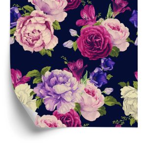 Papier Peint Roses Colorées – Image 2