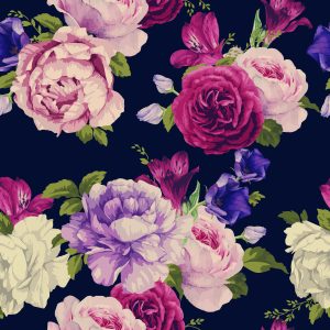 Papier Peint Roses Colorées – Image 1