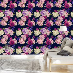 Papier Peint Roses Colorées – Image 3