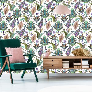 Papier Peint Abstraction Ornementale – Image 6