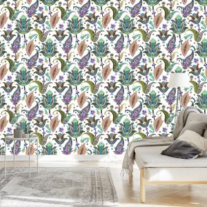 Papier Peint Abstraction Ornementale – Image 3