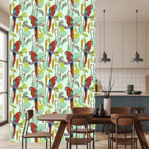 Papier Peint Beaux Perroquets Colorés – Image 4