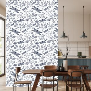 Papier Peint Pour Les Enfants, Papillons, Plantes, Fleurs – Image 4