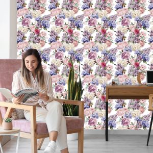 Papier Peint Roses Anglaises Pivoines – Image 7