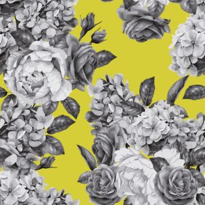 Papier Peint Roses Rétro – Image 1