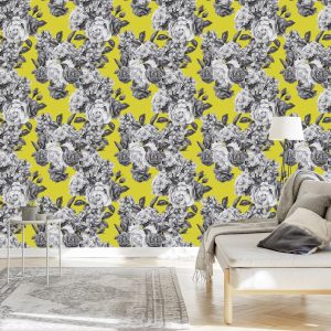 Papier Peint Roses Rétro – Image 3