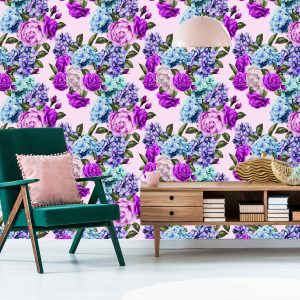 Papier Peint Roses Avec Des Feuilles – Image 6