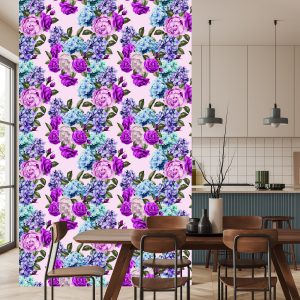 Papier Peint Roses Avec Des Feuilles – Image 4