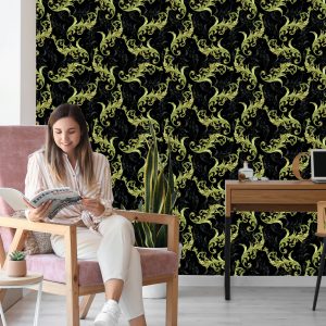 Papier Peint Beaux Motifs Ornementaux – Image 7