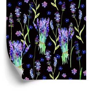 Papier Peint Fleurs Violettes – Image 2