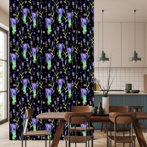 Papier Peint Fleurs Violettes – Image 4