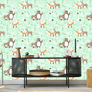 Papier Peint Pour Les Enfants - Amis De La Forêt – Image 5