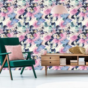 Papier Peint Pour Une Chambre De Bébé Avec Des Papillons Colorés – Image 6