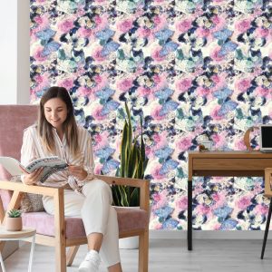 Papier Peint Pour Une Chambre De Bébé Avec Des Papillons Colorés – Image 7