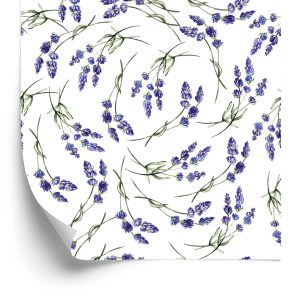 Papier Peint Lavande Dans Un Style Moderne – Image 2