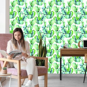 Papier Peint Fleurs Plantes Cactus – Image 7