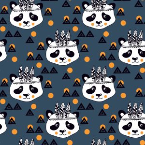 Papier Peint Pandas Indiens – Image 1