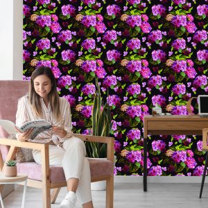 Papier Peint Pivoines Aux Feuilles Vertes – Image 7