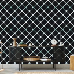 Papier Peint Damier 3D Moderne Pour La Chambre À Coucher Du Salon – Image 5