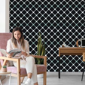 Papier Peint Damier 3D Moderne Pour La Chambre À Coucher Du Salon – Image 7