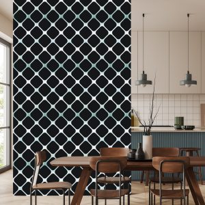 Papier Peint Damier 3D Moderne Pour La Chambre À Coucher Du Salon – Image 4