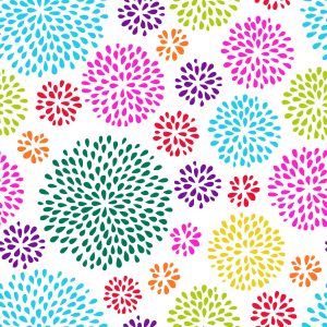 Papier Peint Motif Géométrique Avec Des Cercles – Image 1