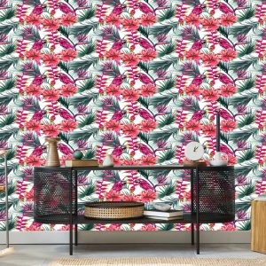 Papier Peint Perroquets Colorés – Image 5