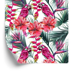 Papier Peint Perroquets Colorés – Image 2