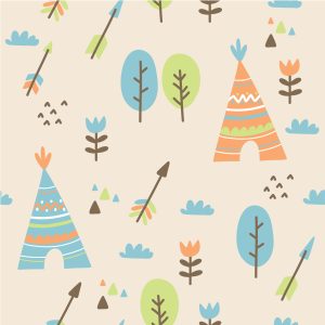 Papier Peint Nuages ​​Fleurs Nature – Image 1