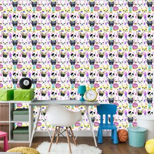 Papier Peint Biscuits Bonbons Pour Une Fille – Image 4