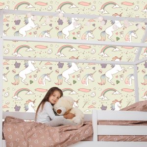 Papier Peint Pour Les Enfants - Licornes Magiques – Image 7