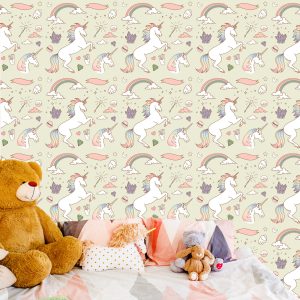 Papier Peint Pour Les Enfants - Licornes Magiques – Image 6
