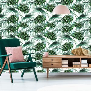 Papier Peint Feuilles De Palmier Et De Monstère – Image 6