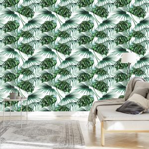 Papier Peint Feuilles De Palmier Et De Monstère – Image 3