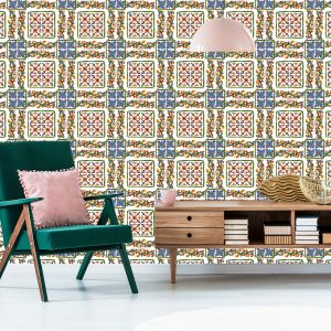 Papier Peint Mosaïques Colorées Pour La Cuisine – Image 6