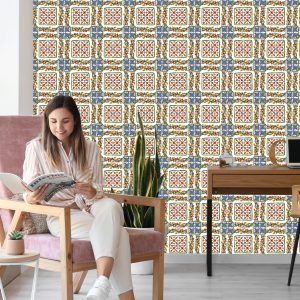 Papier Peint Mosaïques Colorées Pour La Cuisine – Image 7