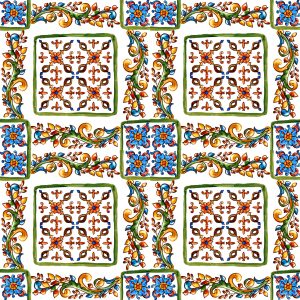 Papier Peint Mosaïques Colorées Pour La Cuisine – Image 1