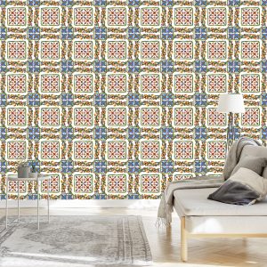Papier Peint Mosaïques Colorées Pour La Cuisine – Image 3