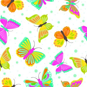 Papier Peint Pour Les Enfants - Papillons Colorés – Image 1