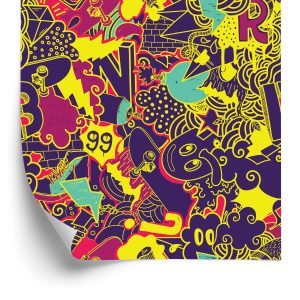 Papier Peint Graffiti Jeunesse – Image 2