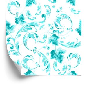 Papier Peint Feuilles Ornementales – Image 2