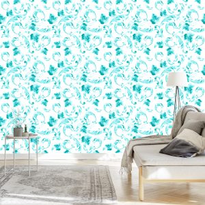 Papier Peint Feuilles Ornementales – Image 3