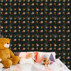 Papier Peint À La Salle De Football D'un Garçon – Image 6