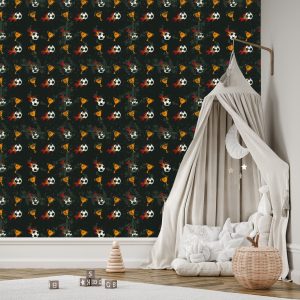 Papier Peint À La Salle De Football D'un Garçon – Image 3