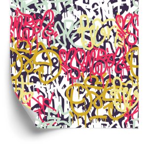 Papier Peint Graffitis De Différentes Couleurs – Image 2