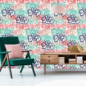 Papier Peint Graffitis Pastels – Image 6