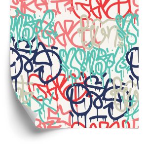 Papier Peint Graffitis Pastels – Image 2