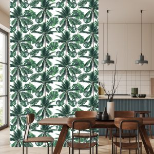 Papier Peint Forêt De Palmiers De La Nature Pour La Chambre Du Salon – Image 4